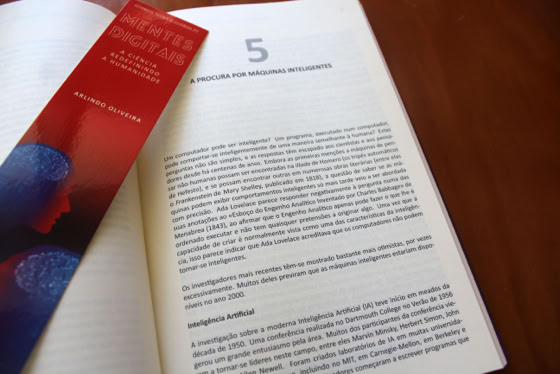 A detail of the layout of the book