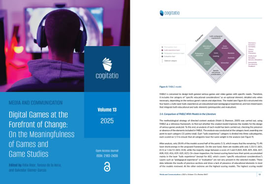 Capa e página de artigo com figura